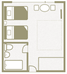 Japanese/Western style room Room arrangement