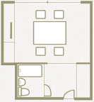 Japanese-style room Room arrangement